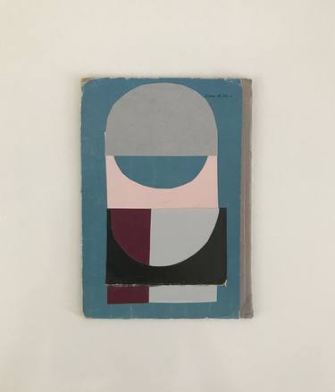 Original Bauhaus Geometric Mixed Media by Monika Gardyla