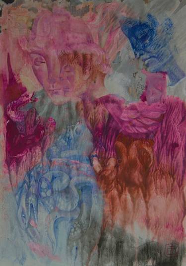 Print of Abstract Family Drawings by Hanna Furs