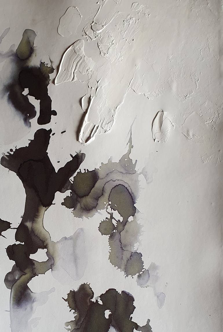 Original Expressionism Abstract Drawing by Hanna Furs