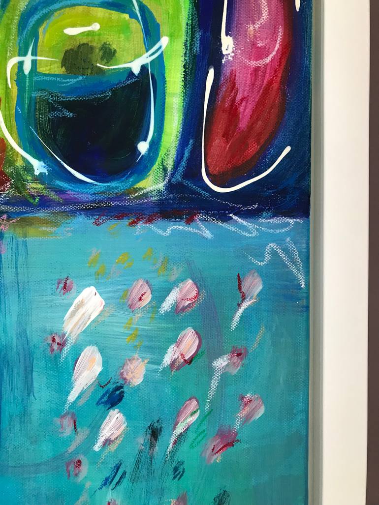 Original Abstract Expressionism Abstract Painting by Jane Brookshaw