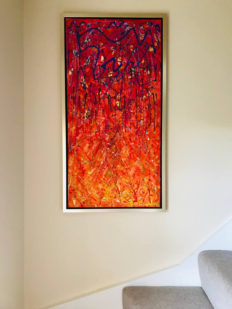 Original Abstract Expressionism Abstract Painting by Jane Brookshaw