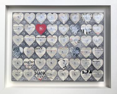 Print of Love Collage by Jane Brookshaw