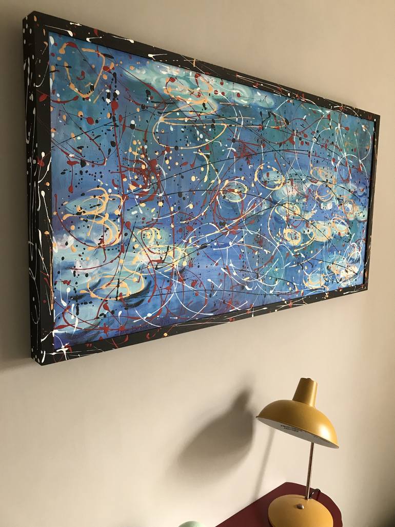 Original Expressionism Abstract Painting by Jane Brookshaw