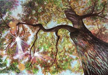 Original Tree Painting by Carolina Bertsch