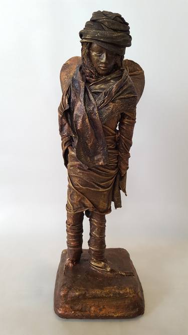 Original Fine Art People Sculpture by Amanda Trought
