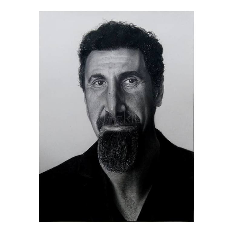 Serj Tankian Drawing by Sjafril Hafidh | Saatchi Art