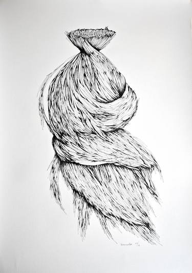 Print of Minimalism Abstract Drawings by Galina Bakinova