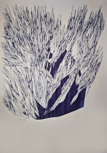 Original Abstract Drawings by Galina Bakinova