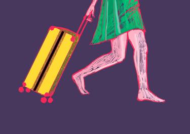 Original Contemporary Women Digital by Galina Bakinova