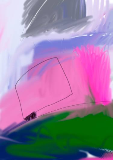 Original Contemporary Abstract Digital by Galina Bakinova