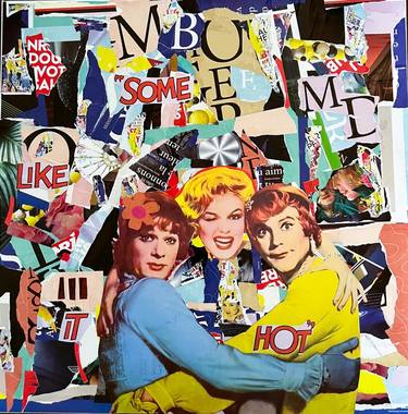 Original Pop Art Cinema Collage by Muriel Deumie