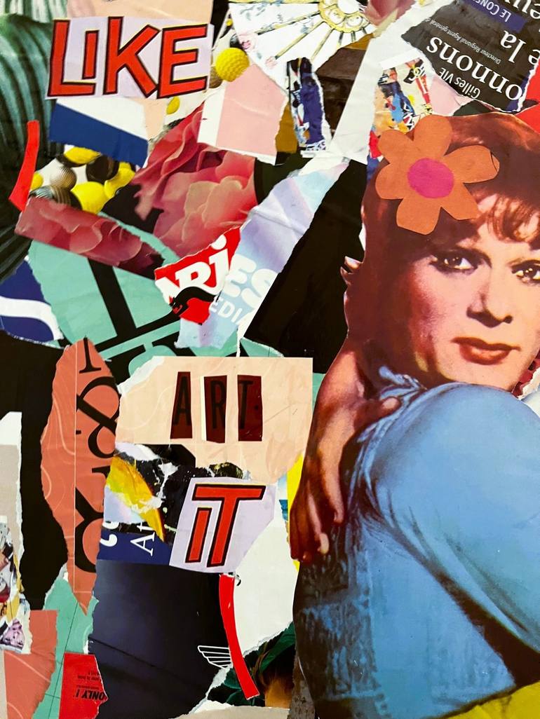 Original Pop Art Cinema Collage by Muriel Deumie