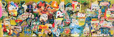 Original Pop Art Comics Collage by Muriel Deumie
