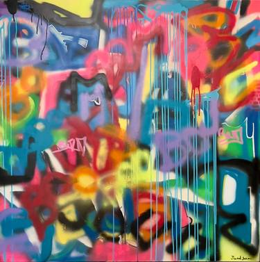 Original Graffiti Paintings by Muriel Deumie