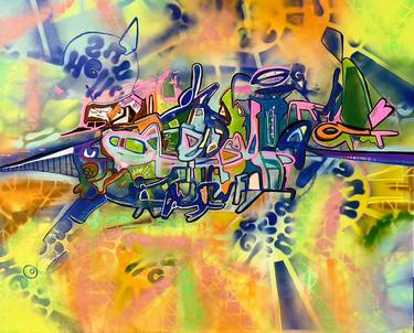 Original Graffiti Paintings by Muriel Deumie