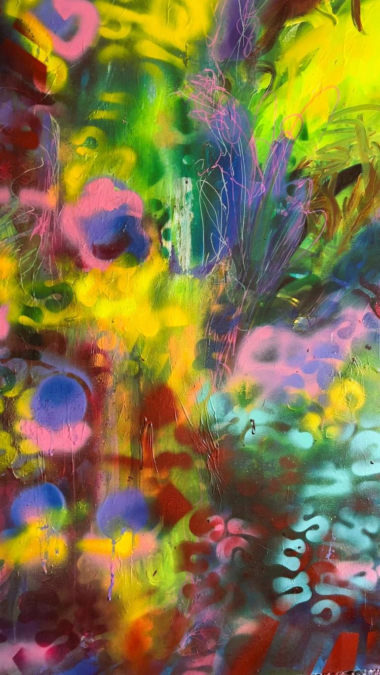 Original Abstract Painting by Muriel Deumie