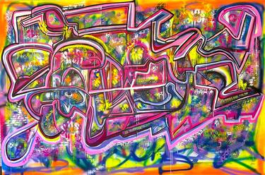 Original Street Art Graffiti Paintings by Muriel Deumie