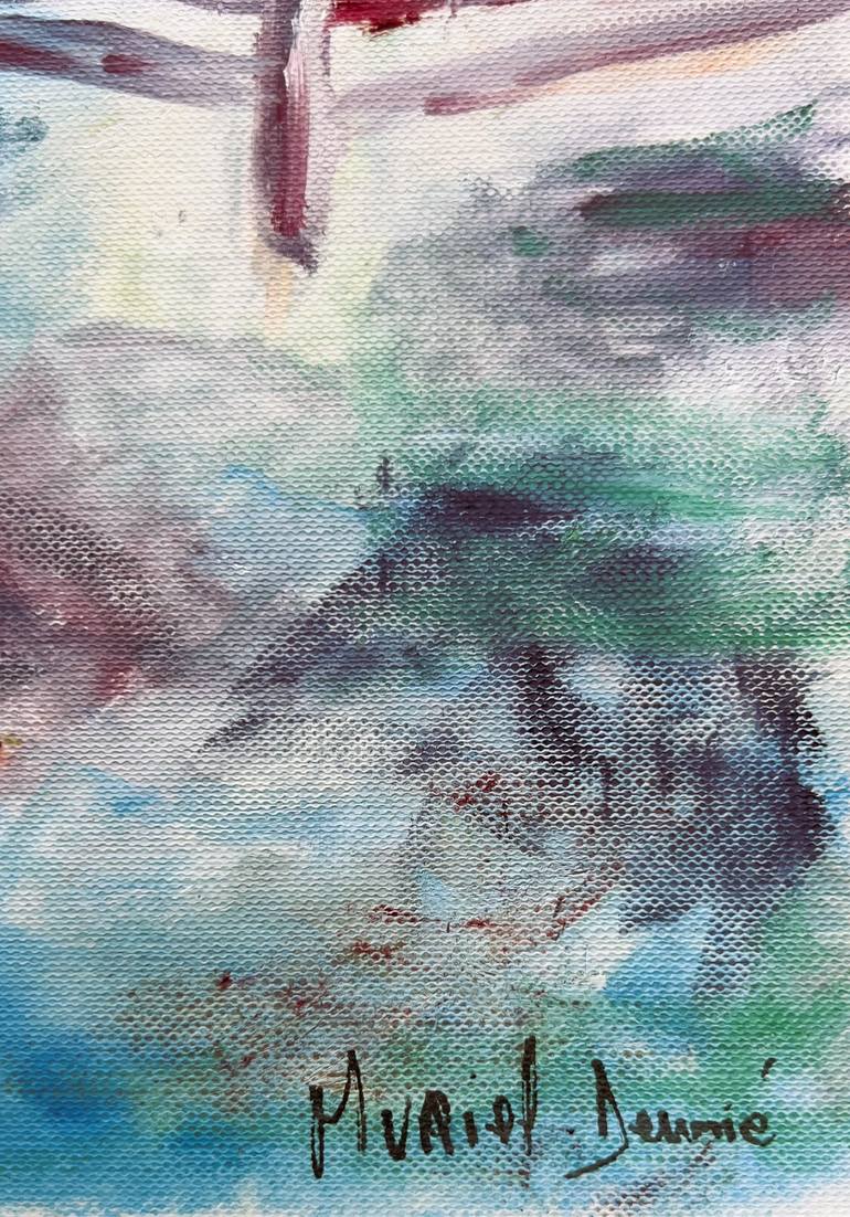 Original Abstract Expressionism Nude Painting by Muriel Deumie