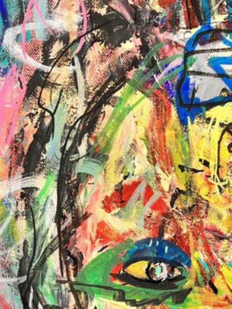 Original Expressionism Fantasy Painting by Muriel Deumie
