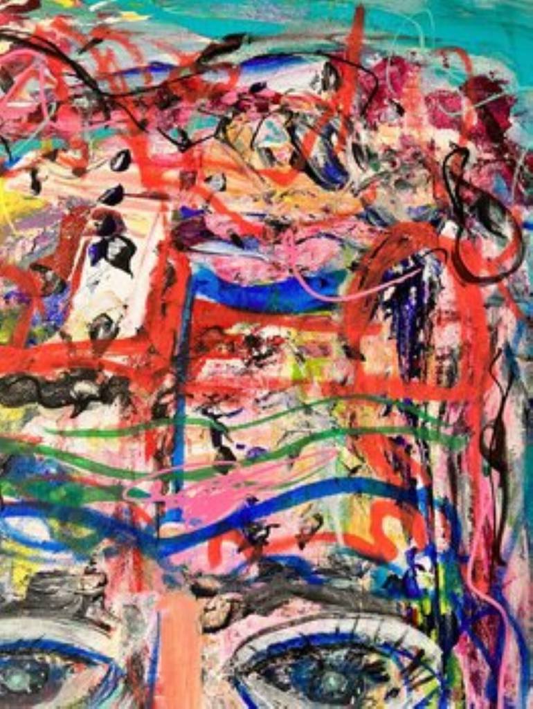 Original Expressionism Fantasy Painting by Muriel Deumie