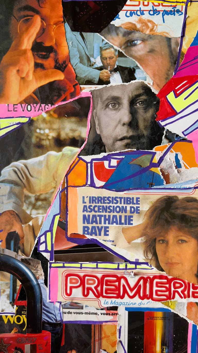 Original Art Deco Cinema Collage by Muriel Deumie