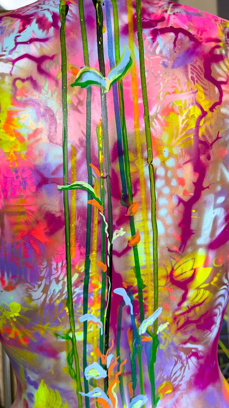 Original Art Deco Fantasy Sculpture by Muriel Deumie