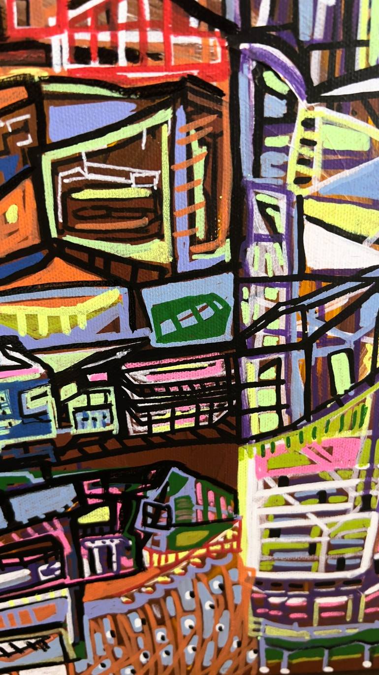 Original Contemporary Abstract Painting by Muriel Deumie