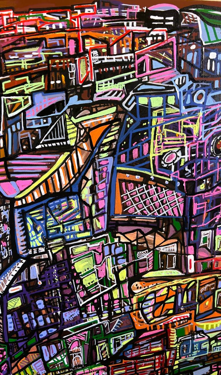 Original Contemporary Abstract Painting by Muriel Deumie