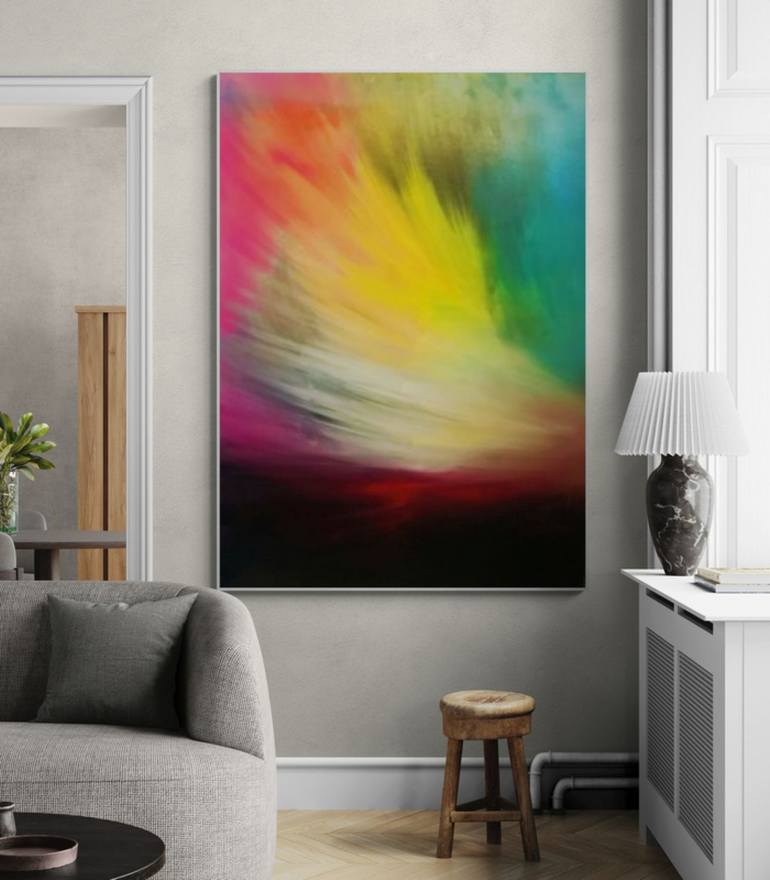 Original Abstract Painting by Muriel Deumie