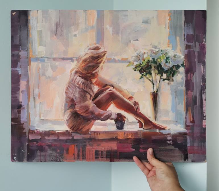 Original Modern Women Painting by Anastasia Deshko