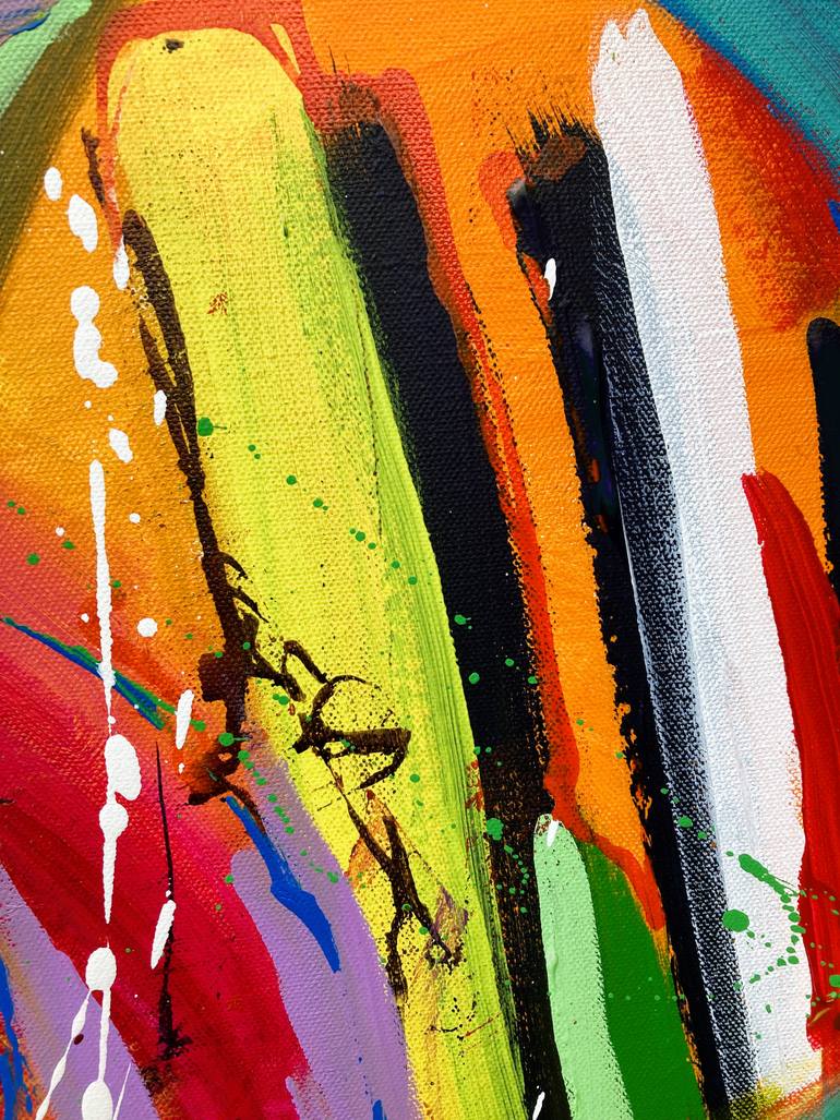 Original Abstract Expressionism Abstract Painting by Heather Doble