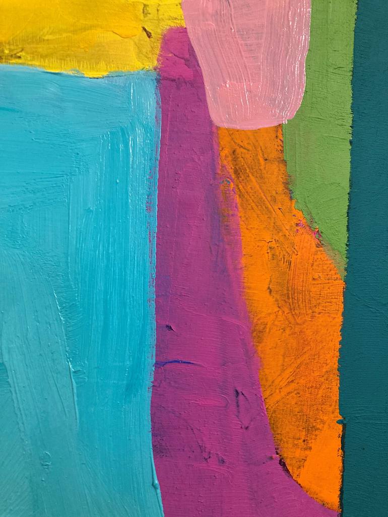 Original Contemporary Abstract Painting by heather doble