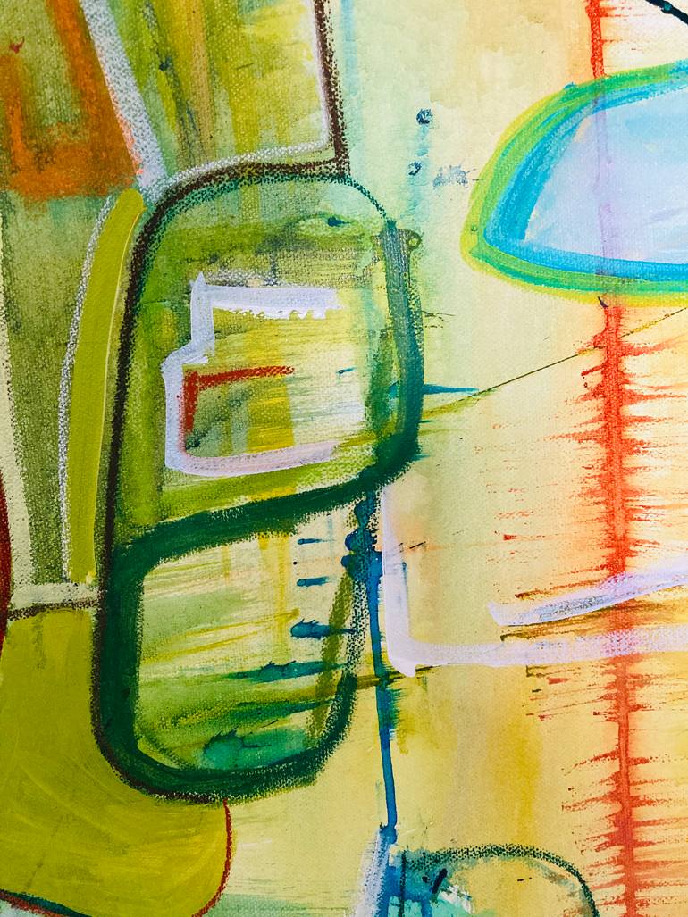 Original Abstract Expressionism Abstract Painting by Heather Doble