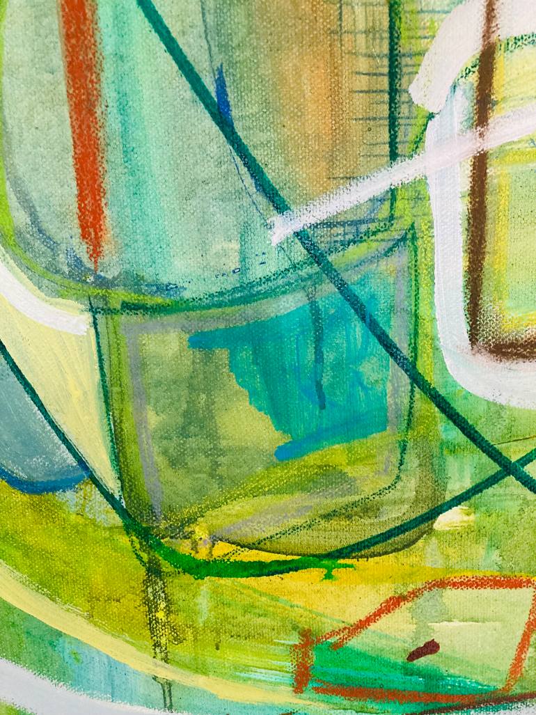 Original Abstract Expressionism Abstract Painting by Heather Doble