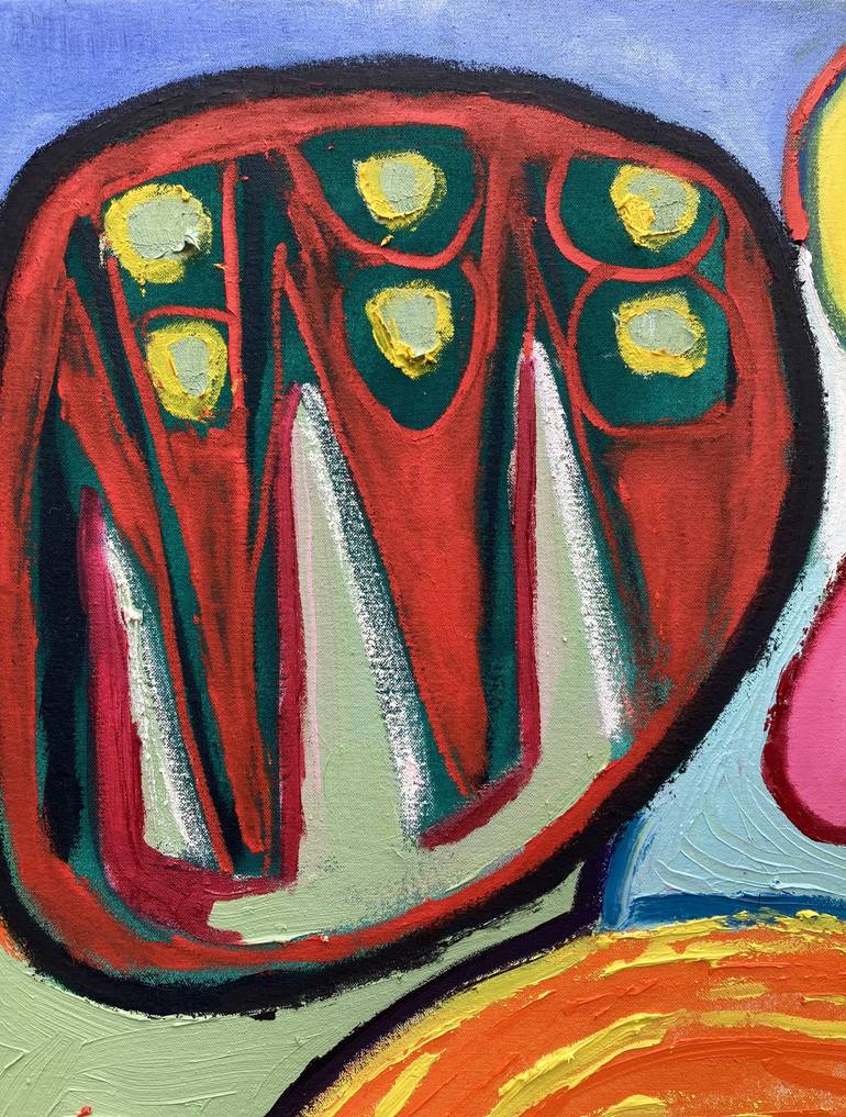 Original Abstract Expressionism Abstract Painting by Heather Doble