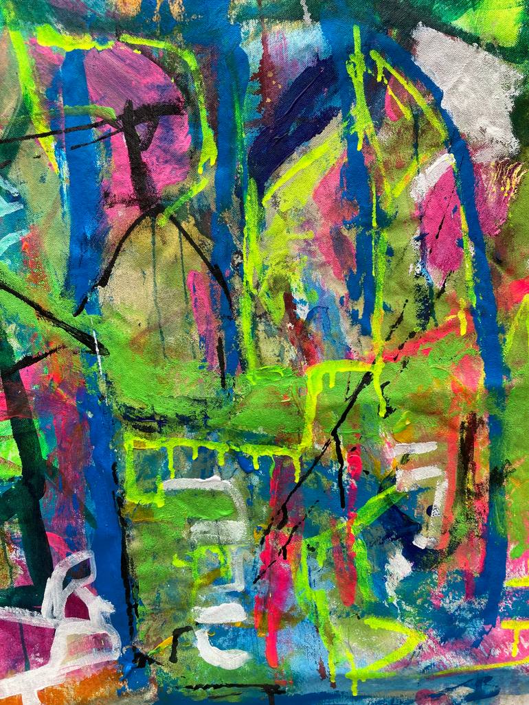 Original Expressionism Abstract Painting by Heather Doble