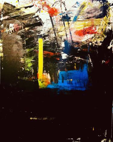 Original Abstract Architecture Paintings by Raphael D