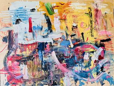 Original Abstract Expressionism Abstract Paintings by Raphael D