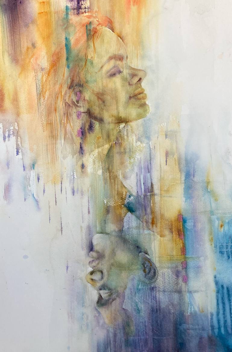 Original Conceptual People Painting by Tatiana Stoilova