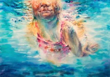 Original Expressionism Water Paintings by Tatiana Stoilova