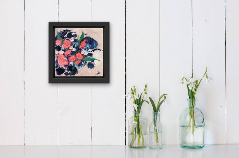 Original Floral Painting by Patty DelValle