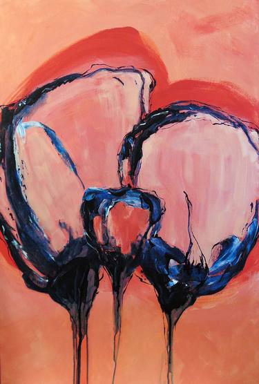 Original Expressionism Abstract Paintings by Patty DelValle