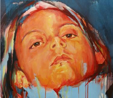Original Expressionism Portrait Paintings by Fabiola Quezada