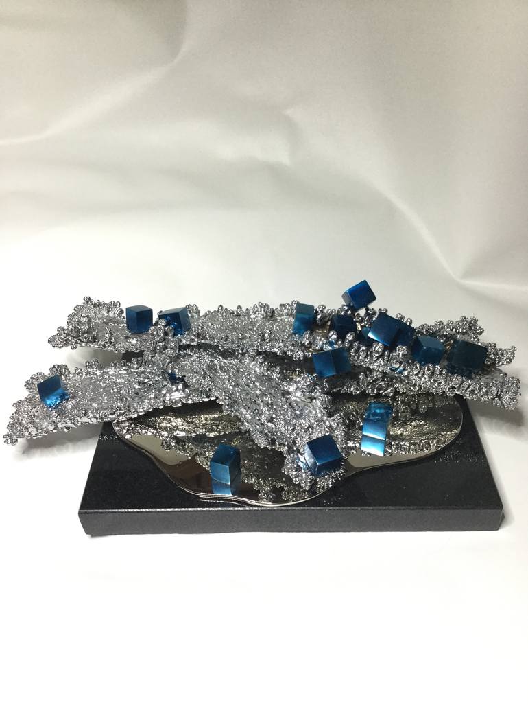 Original Abstract Geometric Sculpture by Boriss Ivanov