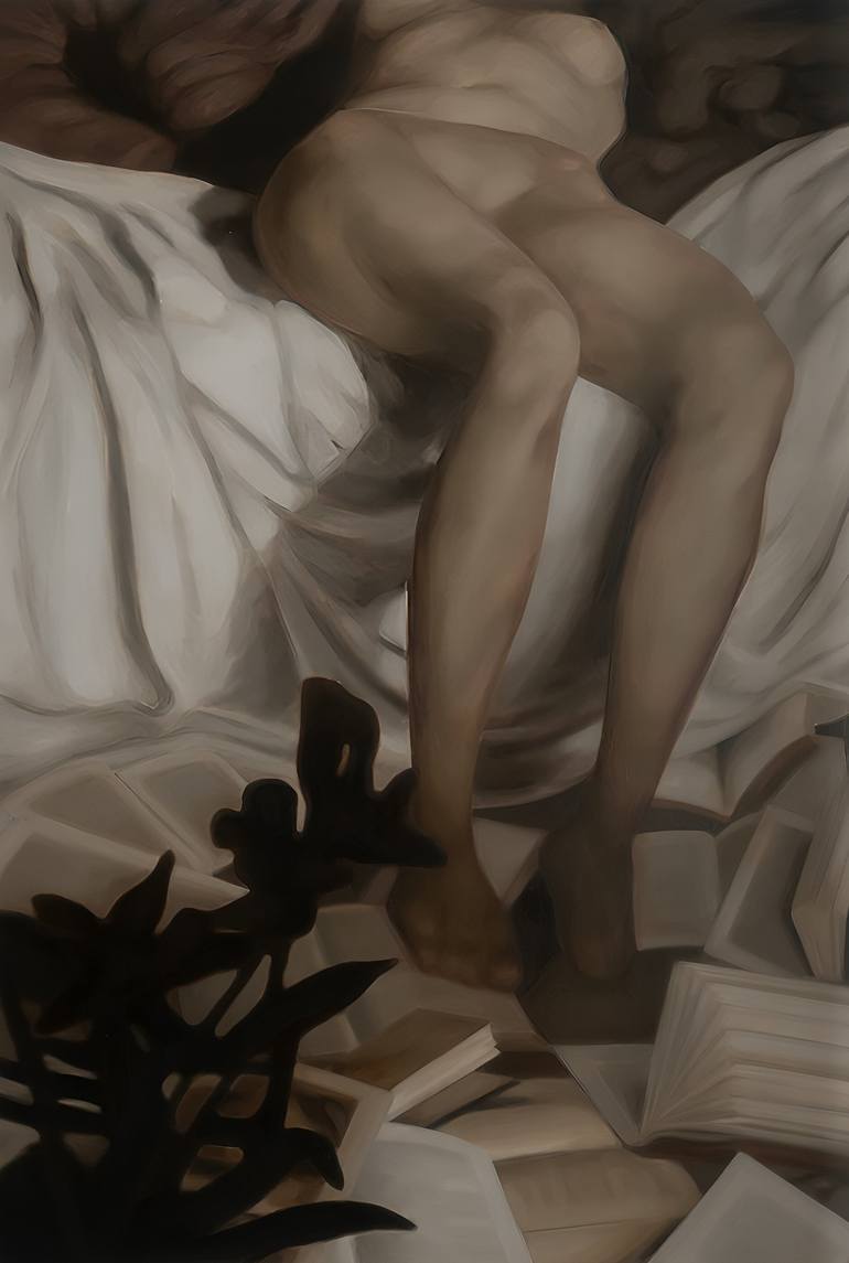 Print of Realism Nude Paintings by Skai Paints