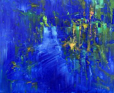 Original Expressionism Abstract Painting by Srećko Žitnik