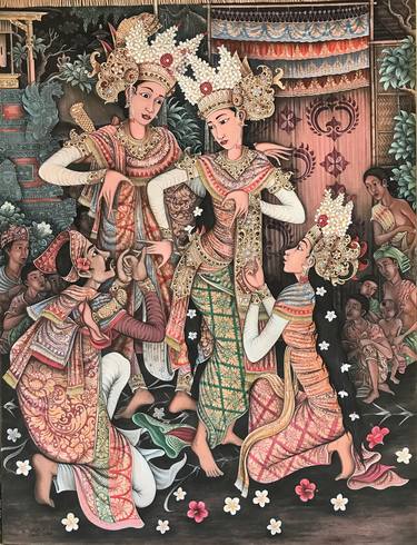 Print of Fine Art Performing Arts Paintings by ketut suwela