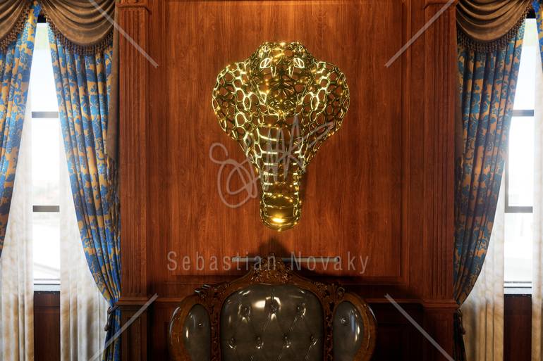 Original Abstract Animal Sculpture by Sebastian Novaky