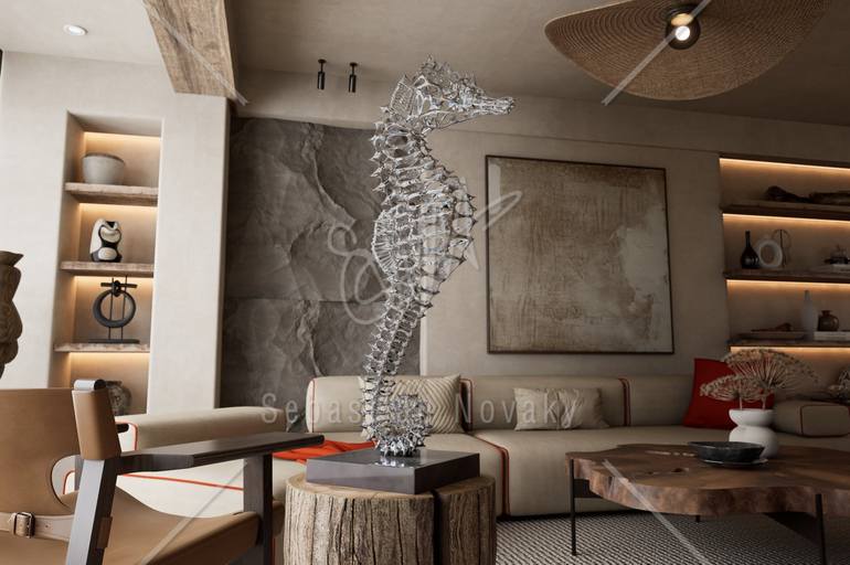 Original Abstract Animal Sculpture by Sebastian Novaky