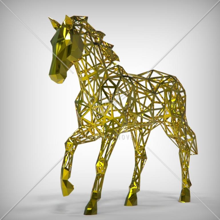 Original Contemporary Abstract Sculpture by Sebastian Novaky